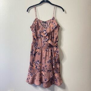 Express Floral Mini Dress Womens Size L